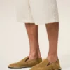 Zapatillas midi de piel de vacuno marrón Zapatillas midi de piel de vacuno marrón