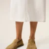 Zapatillas midi de piel de vacuno marrón Zapatillas midi de piel de vacuno marrón