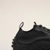 Zapatillas Mirage de piel de vaca negra Zapatillas Mirage de piel de vaca negra