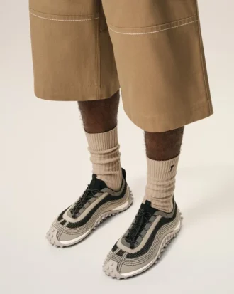 Zapatillas Mirage de punto beige