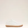 Zapatillas Step de piel de vacuno blanca Zapatillas Step de piel de vacuno blanca