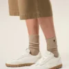 Zapatillas Step de piel de vacuno blanca Zapatillas Step de piel de vacuno blanca