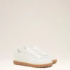 Zapatillas Step de piel de vacuno blanca Zapatillas Step de piel de vacuno blanca