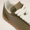 Zapatillas Step de piel de vacuno verde Zapatillas Step de piel de vacuno verde