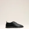 Zapatos derby midi de piel de vaca negra Zapatos derby midi de piel de vaca negra